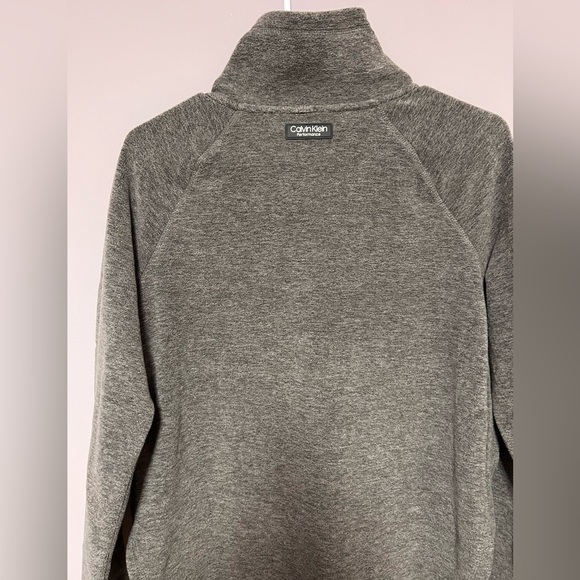 NWT Calvin Klein SWEATER Performance FLEECE Funnel Neck MEDIUM - Picture 5 of 10